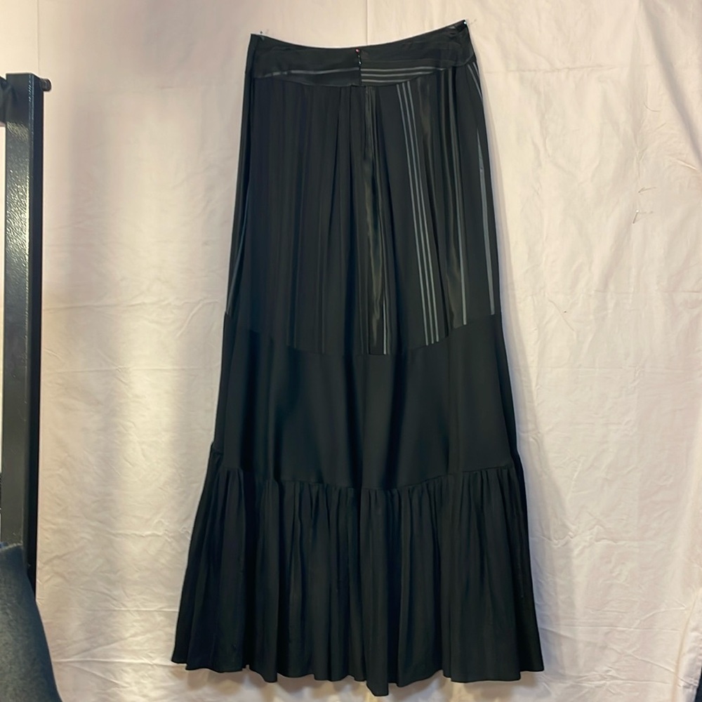 Christian Lacroix Bazar maxi suit ruffle skirt
